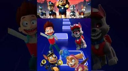 Scary 3D Teacher vs Paw Patrol Exe vs Rubel vs Baby Boss Coffin Dance Tiles Hop #pawpatrol