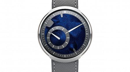 Ressence recreates Type 8 watch with handwoven Indigo-dyed silk fabric dial in only 8 examples