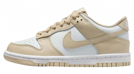 Nike Dunk Low GS Desert Khaki / Pure Platinum