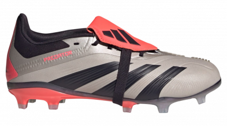 Adidas Predator Elite Fold-Over Tongue FG GS Platinum Metallic / Aurora Black