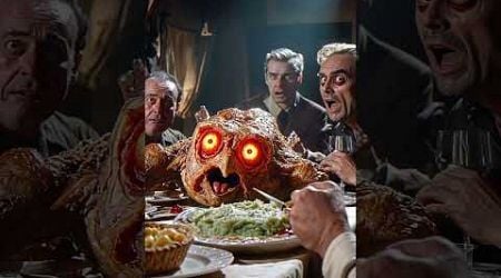 Thanksgiving in dark fantasy style,#darkfantasy #foodtiktok #weirdcore #thanksgiving #turkey