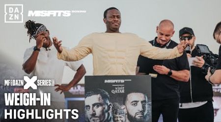 Weigh-In Highlights | DAZN X Series 19: Qatar The Supercard - Gib vs. Slim