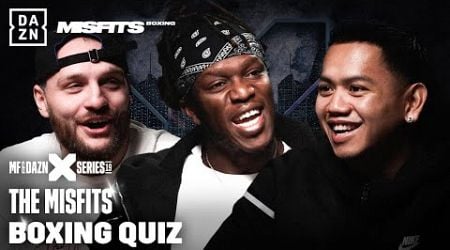 The Misfits Boxing Quiz (Misfits &amp; DAZN X Series 19 - Qatar: The Supercard)