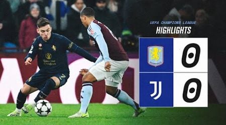 HIGHLIGHTS UCL | Aston Villa 0-0 Juventus | Matchday 5