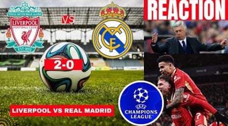 Liverpool vs Real Madrid 2-0 Live Champions league Football UCL Match Score Commentary Highlights