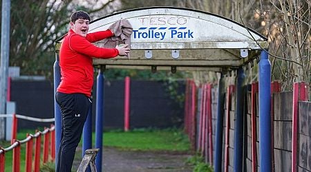 Nottinghamshire football club attracting fans from across the globe thanks to Tesco trolley shelter stand