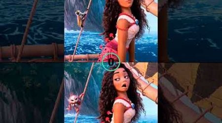 Encuentra las 5 diferencias en MOANA 2 - Reto para adultos #shorts #moana2 #moana #vaiana