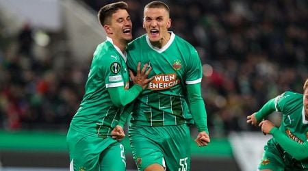 Rapid Vienna 1-1 Shamrock Rovers: Hoops battle back in Europa Conference League clash