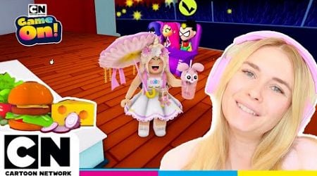 @iamSanna went CRAZY in TITAN CHEF | Teen Titans Go! | Roblox | @cartoonnetworkuk | #ad