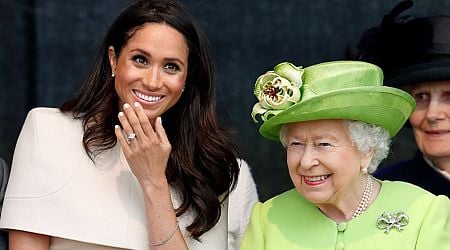 Meghan Markle's three-word response when she realised she'd upstaged the Queen