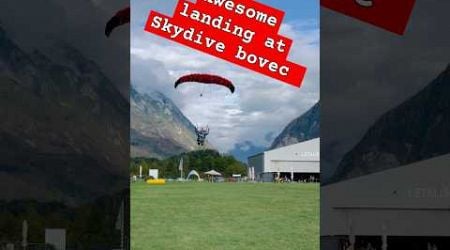 Awesome landing at Skydive bovec #skydive #bovec #Slovenia