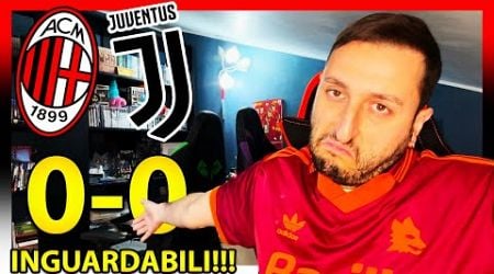 MILAN-JUVENTUS 0-0: INGUARDABILI...