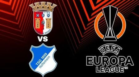 Braga vs Hoffenheim | UEFA Europa league 24/25 | Full Match | Video Game Simulation