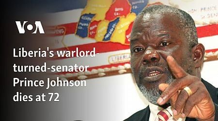 Liberia's warlord-turned-senator Prince Johnson dies at 72