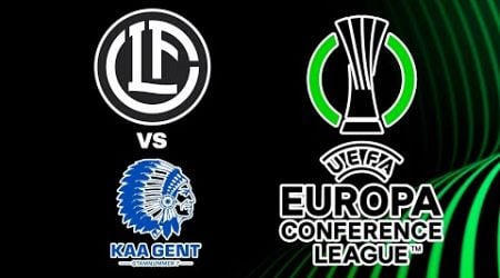 Lugano 2-0 Gent en vivo Conference League