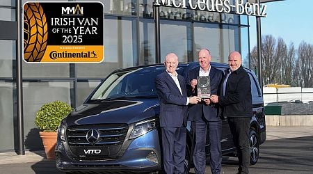 Mercedes-Benz Vito wins 2025 Irish Van of the Year award