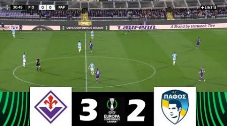 Fiorentina-Pafos [3-2] | UEFA Conference League 2024/25 | Highlights della Partita!