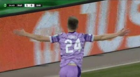 Johnny Kenny Goal, Rapid Wien vs Shamrock Rovers (1-1) All Goals and Extended Highlights