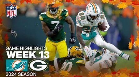 Miami Dolphins vs. Green Bay Packers Game Highlights | NFL 2024 Season Week 13