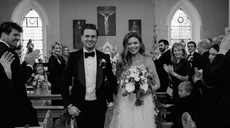 Doireann Garrihy and Mark Mehigan tie the knot in intimate ceremony