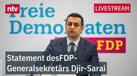 LIVE: Statement der FDP