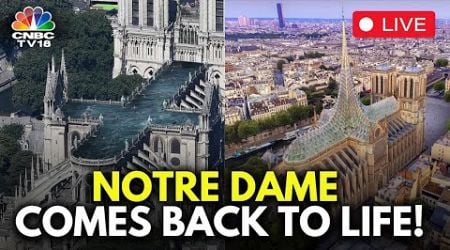 LIVE: French President Macron Visits Paris&#39; Notre-Dame Cathedral A Week Before Its Reopening | N18L