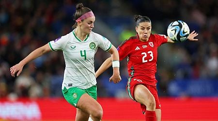 Wales 1-1 Republic of Ireland: Tense Euro 2025 play-off second leg in store after stalemate in Cardiff