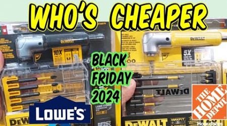 who has the best Black Friday deals Home depot or Lowes and best power tools sales