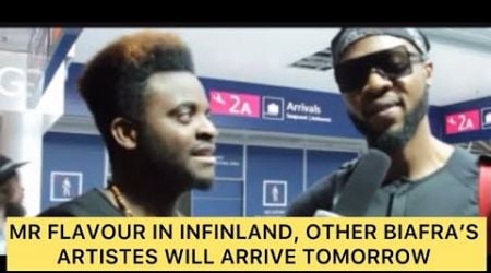 Mr. Flavour, PSquare and other Biafrans artistes in Finland for The Biafra Convention.