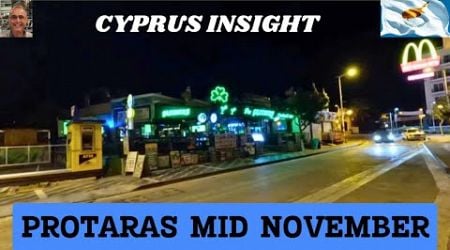 Protaras Strip Cyprus Mid November - What is Still Open?