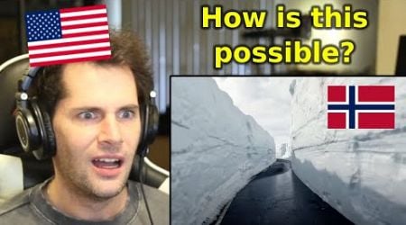 American Reacts to How Norway Clears its Snowy Roads