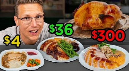 Cheapest vs. Most Expensive vs. Homemade Turkey Challenge