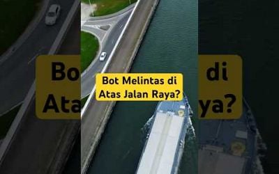 Bot Melintas di Atas Jalan Raya?