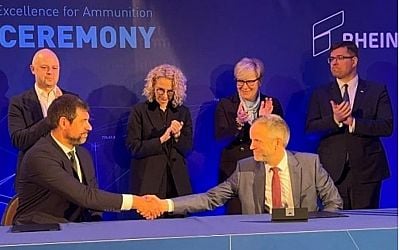 Agreements Signed: Rheinmetall and Lithuania Begin Construction of Modern Artillery Ammunition Production Plant