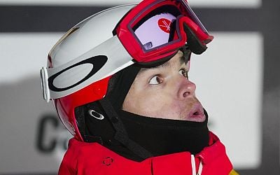 Canadian Kingsbury's World Cup moguls win streak ends with silver medal in Georgia