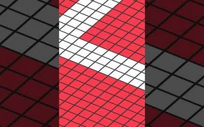 Rubik Cubes Form the Denmark Flag Pattern Endles