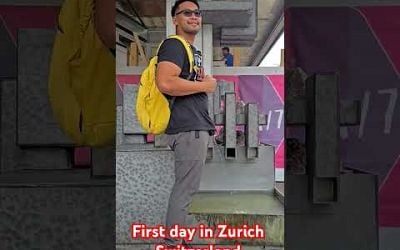 First day in The City of Zurich Switzerland