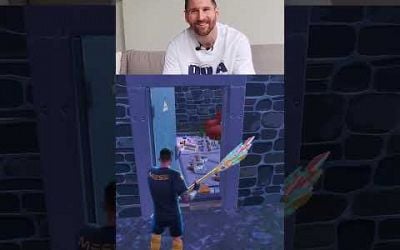 MESSI PLAYS FORTNITE