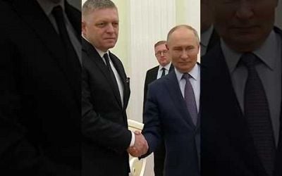 Putin meets with Slovak Prime Minister Robert Fico in Moscow