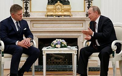 Putin holds rare talks with Slovak PM as Ukraine gas transit deal nears expiry