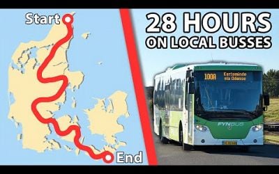 I Crossed Denmark North to South ONLY Using Local Buses