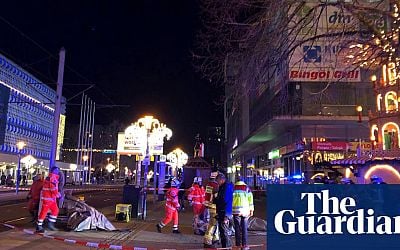 Two killed and scores injured in Germany as car ploughs into crowd at Christmas market