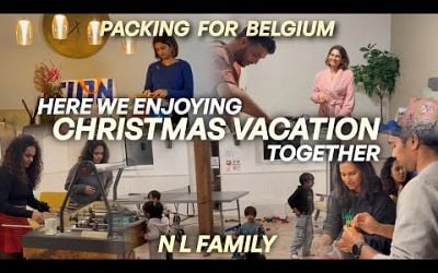 Here we enjoy our Christmas vacation together | Going to Belgium | Netherlands Family