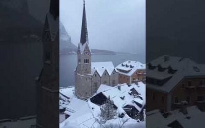 Winter Magic in Hallstatt Austria