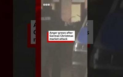 Anger grows after German Christmas market attack. #Magdeburg #Germany #BBCNews