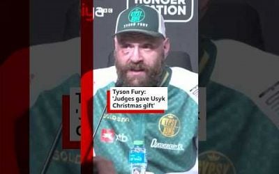 Tyson Fury: &#39;Judges gave Usyk Christmas gift&#39;. #TysonFury #OleksandrUsyk #Boxing #BBCNews