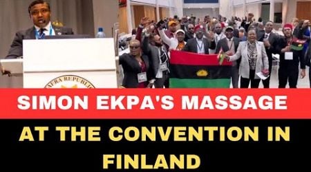 SIMON EKPA&#39;S MASSAGE at the Convention in Finland ( Unbelievable)