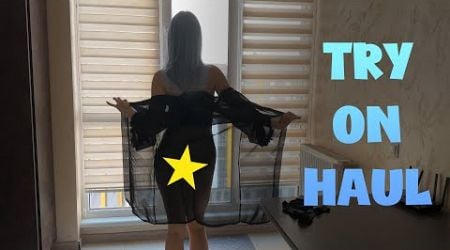 [4K] Transparent Robe Dance | Try On Haul Clothes | Get Ready with Youngi Nami