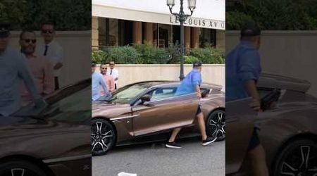 Arab sheikhs arriving Monaco with exclusive Aston Martin #billionaire #monaco #luxury #lifestyle#fyp