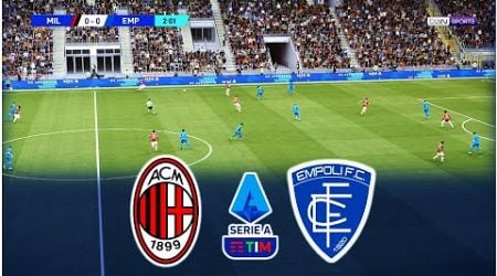 AC MILAN vs EMPOLI | LEGA SERIE A TIM 2024/25